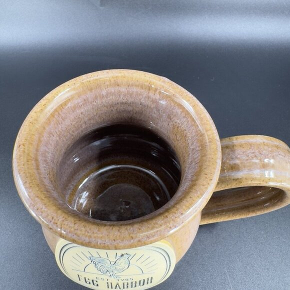 Deneen Pottery Hand Made Coffee Mug Cup Brown Glaze Egg Harbor Illinois IL - Picture 9 of 13